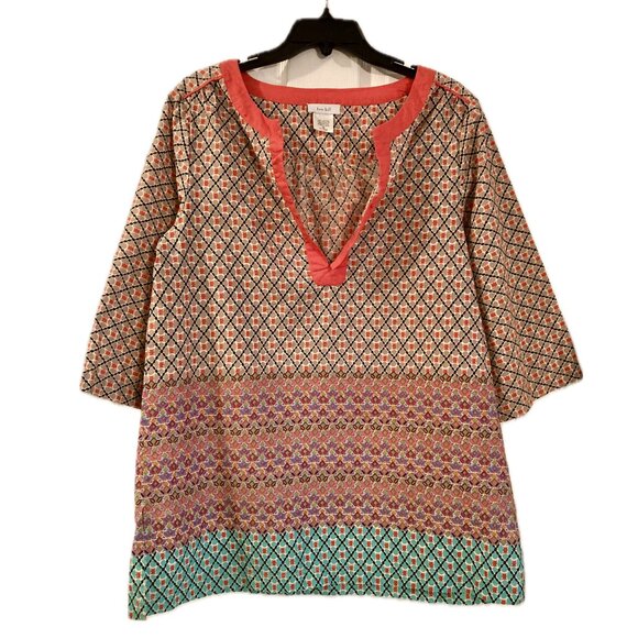 Kate Hill Multicolored Tunic - Picture 3 of 5
